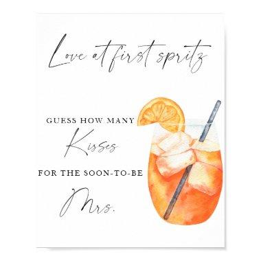 Spritz  - how many kisses game poster