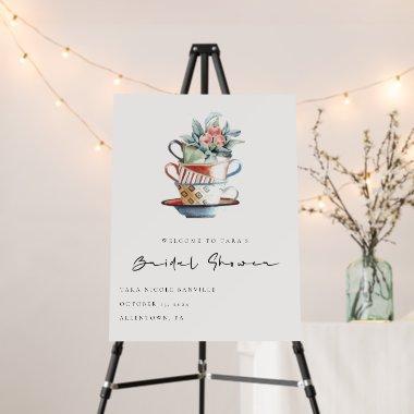 Stacked Cup  Tea Party Welcome Foam Board