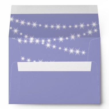 Star Lights Baby Shower Invitations Envelope