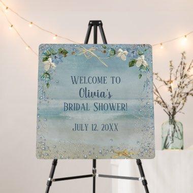 Starfish Net Bridal Shower Foam Board