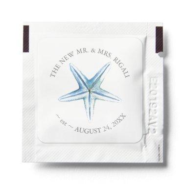 Starfish Wedding Favors Hand Sanitizer Packet