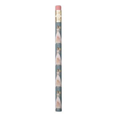 stargazer lilies fancy bride bridal shower pencil