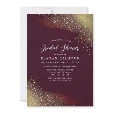 Starry Night Deep Crimson
