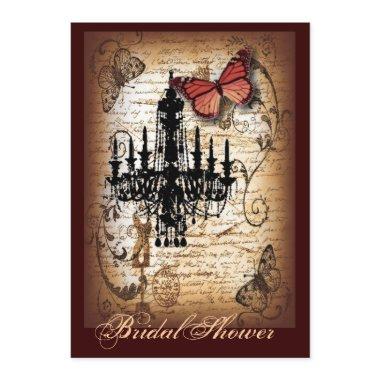 steampunk goth butterfly paris vintage chandelier
