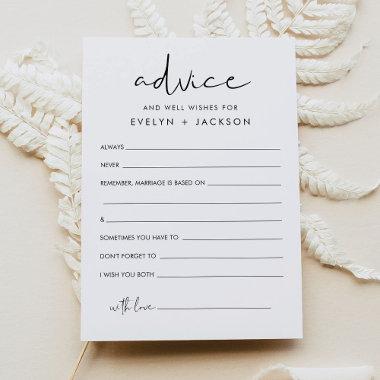 STELLA Advice And Well Wishes for Bride and Groom Invitations