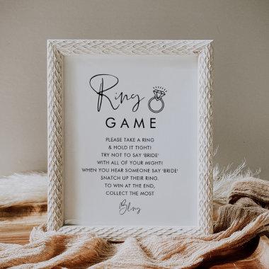 STELLA Ring Game Bridal Shower Sign