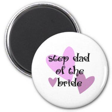 Step Dad of the Bride Magnet