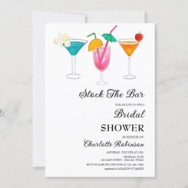 Stock The Bar Bridal Shower Invitations