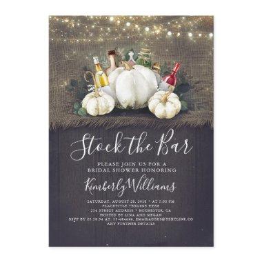 Stock The Bar Fall Party / Bridal Shower Invitations