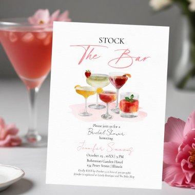 Stock The Bar Watercolor Cocktails
