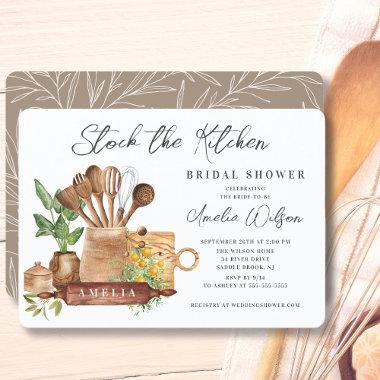 Stock the Kitchen Bridal Shower Invitations