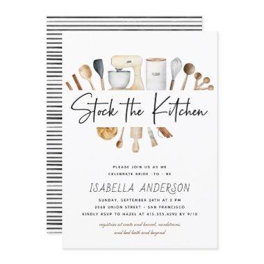 Stock the Kitchen Pantry Boho Bridal Shower Invitations