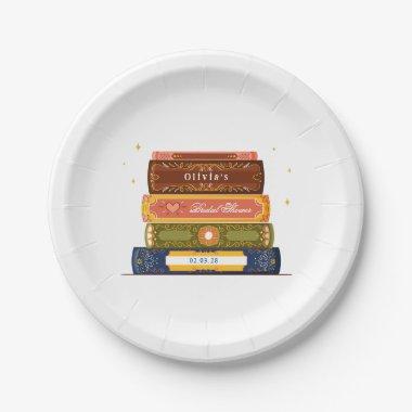 Story Book Library Onto Next Chapter  Paper Plates