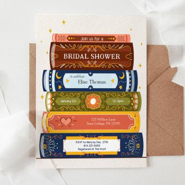 Story Book Library The Next Chapter Bridal Shower Invitations