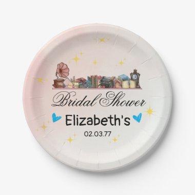 Story Book Library The Next Chapter Bridal Shower Paper Plates