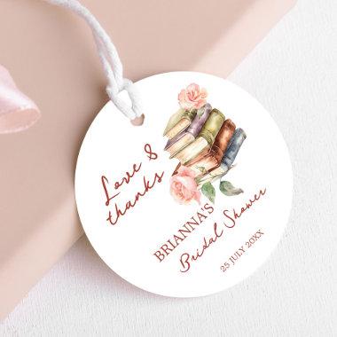 Story book new chapter bridal shower favor favor tags