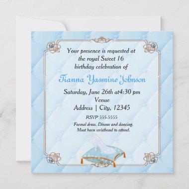 Storybook Fairytale Princess Elegant Wedding Party Invitations