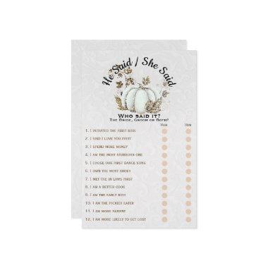 Storybook Gold White Pumpkin  Game
