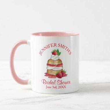 Strawberry Cake Shortcake Bridal Shower Birthday Mug