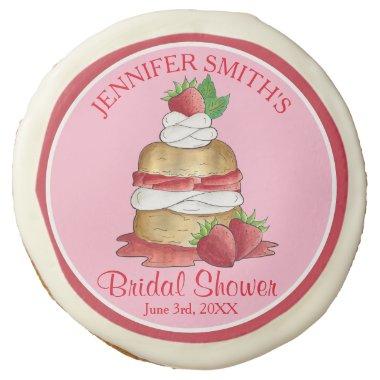 Strawberry Cake Shortcake  Birthday Sugar Cookie
