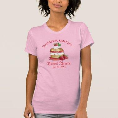 Strawberry Cake Shortcake  Birthday T-Shirt
