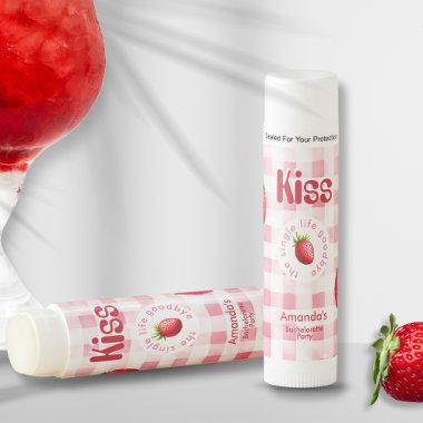 Strawberry Kiss Single Life bye Bachelorette Crew Lip Balm