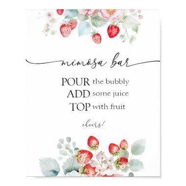 Strawberry Mimosa Bar Sign