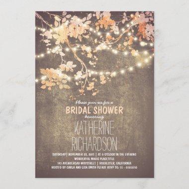 String lights cute and fancy bridal shower Invitations