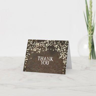 String Twinkle Lights Thank You Notes Urban Brick