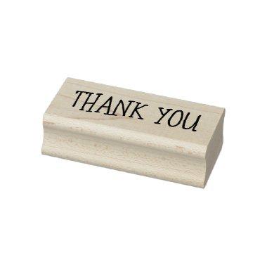 Stylish and Fun Thank You Rubber Stamp