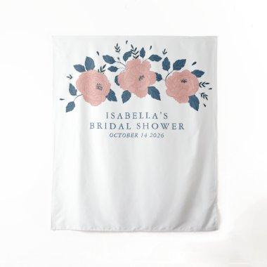 Stylish Blue Garden Flower Custom  Tapestry