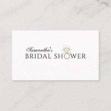 Stylish Bridal Shower QR Code Invitations