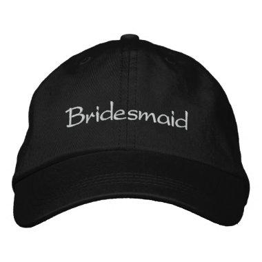 Stylish Bridesmaid Embroidered Cap