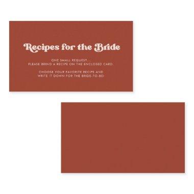 Stylish retro Terracotta Recipe request