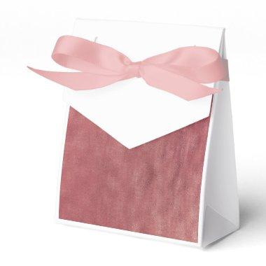 Stylish Rose Gold Birthday Baby Shower Gift Decor Favor Boxes