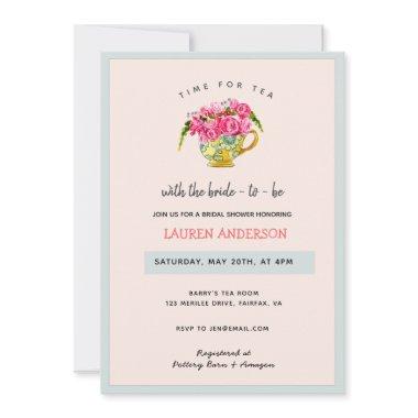 Stylish Tea Party pink and blue