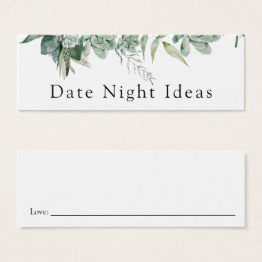 Succulent and Eucalyptus Date Night Idea