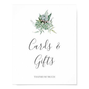 Succulent Greenery |  and Gifts Sign