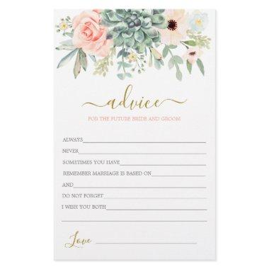 Succulents Advice for the Bride