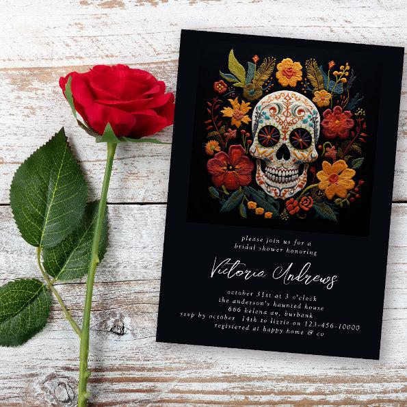 Sugar Skull Flowers Gothic