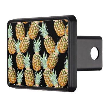 summer aloha hawaiian tropical fruit pineapple hitch cover