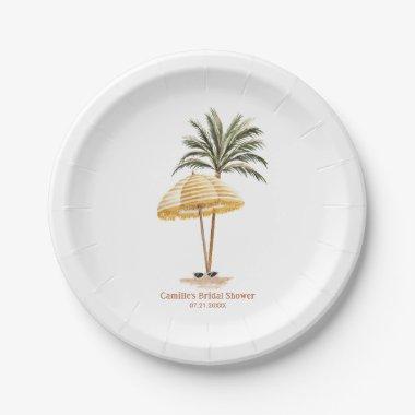 Summer Beach  Paper Plates