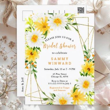 Summer Daisies Floral  Post