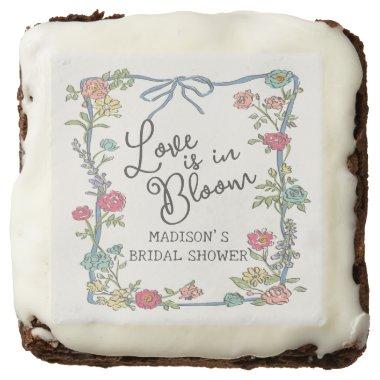 Summer Garden Party Bright Floral  Brownie