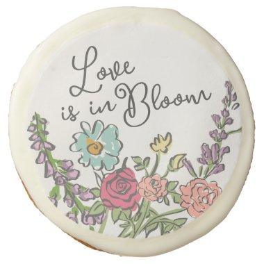Summer Garden Party Bright Floral  Sugar Cookie