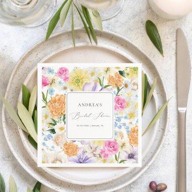 Summer Garden Party Spring Floral  Napkins