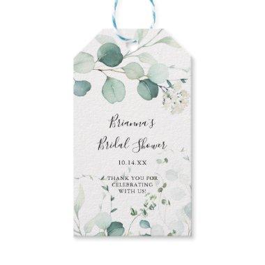Summer Green Eucalyptus Foliage  Gift Tags