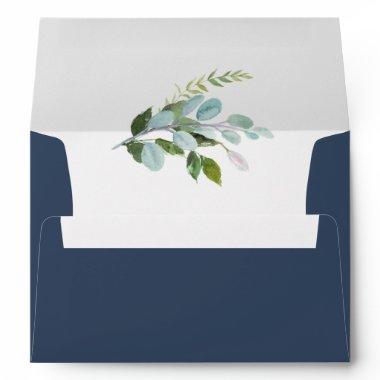 Summer Greenery | Small Bouquet Wedding Invitations Envelope