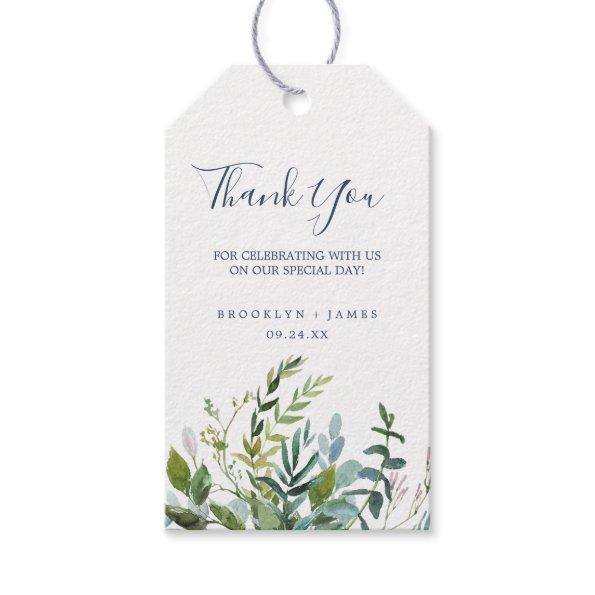 Summer Greenery Thank You Favor Gift Tags