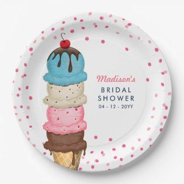Summer Ice Cream Modern  Paper Plates